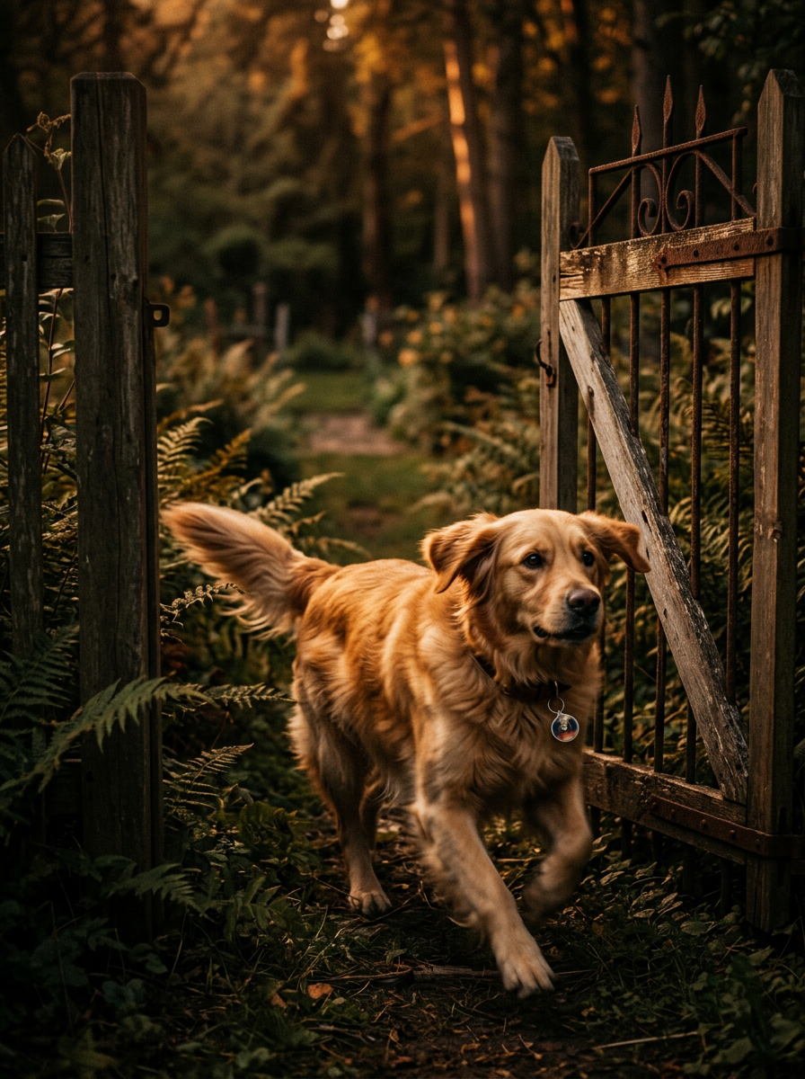 Hunde verschwinden in Sekunden.